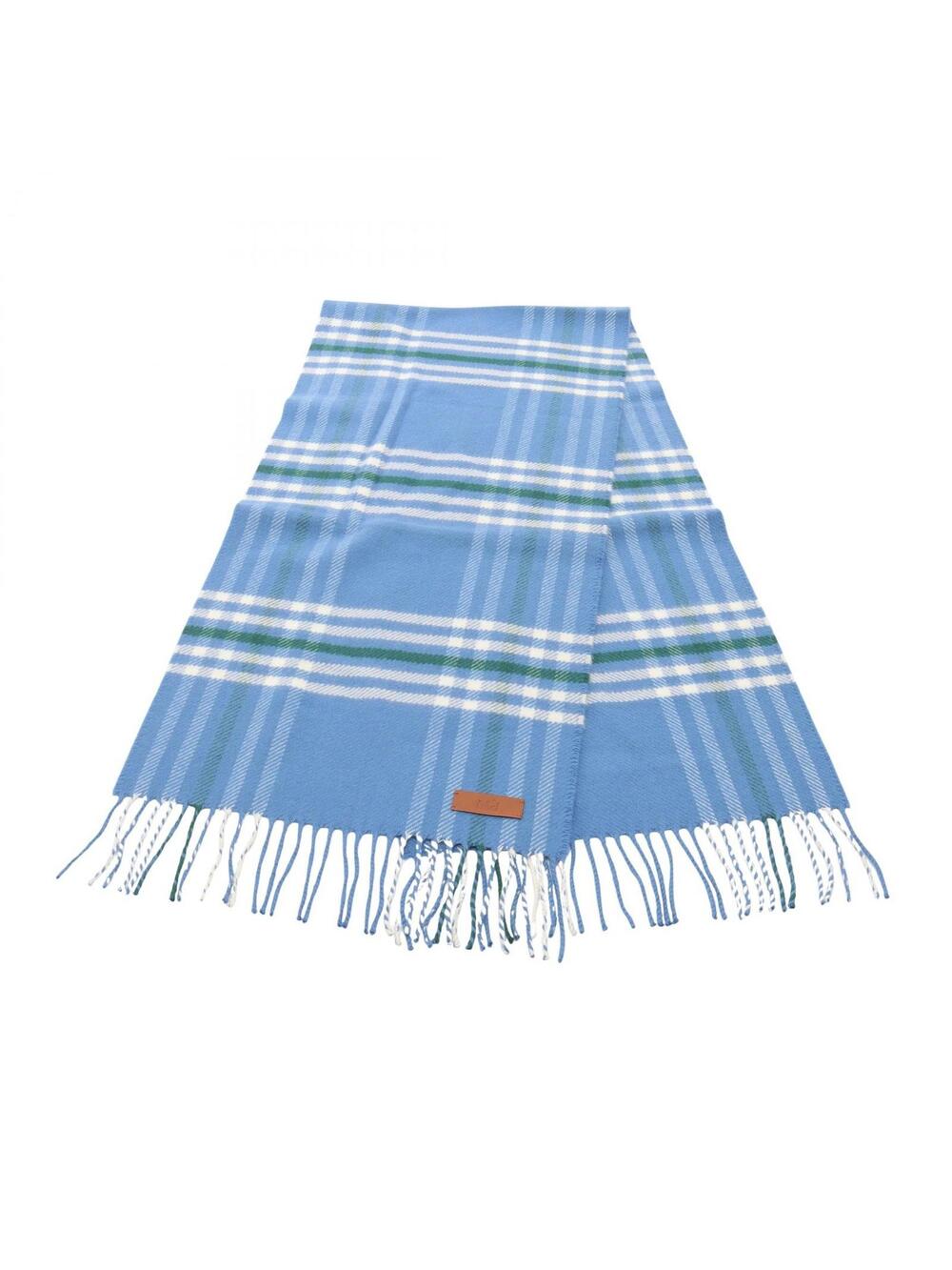Hermes Plaid Scarf Echarpe Stole Wrap #365305H45B